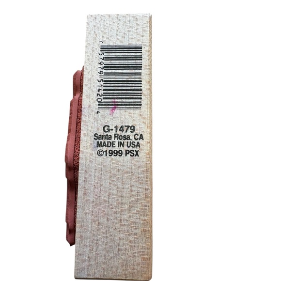 Sailboat Yacht In Clouds On Rough Seas PSX G-1479 Rubber‎ Stamp On Wood Block - Picture 3 of 6